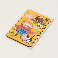 Double-sided Montessori puzzles