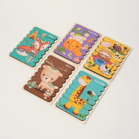 Double-sided Montessori puzzles
