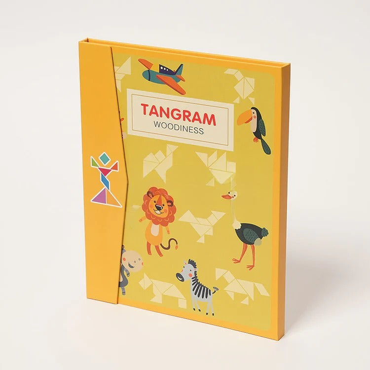 Magnetic Tangram Montessori Book