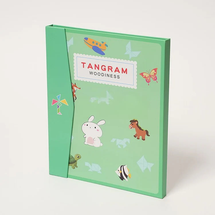 Magnetic Tangram Montessori Book
