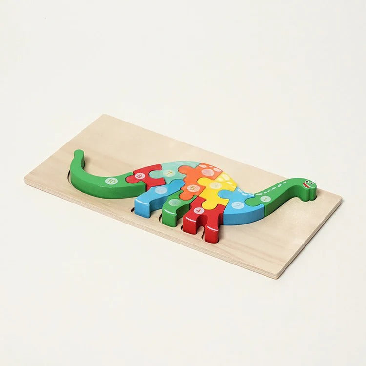 Montessori wooden puzzle