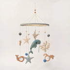 Montessori mobile on the theme of marine life