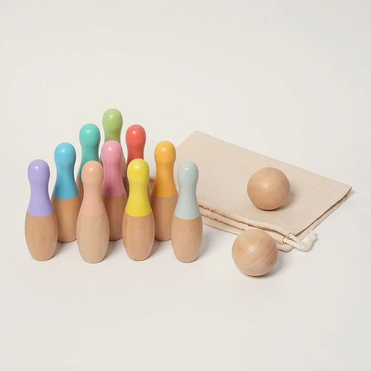 Montessori bowling game
