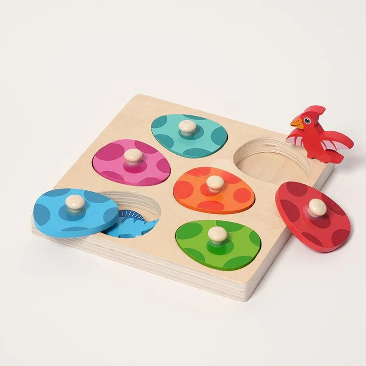 Montessori puzzle “The Hatching of the Dinosaur”