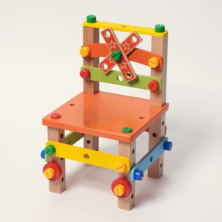 A fun Montessori chair to build yourself
