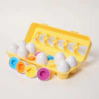 Montessori eggs in geometric shapes