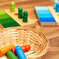 Montessori color recognition game