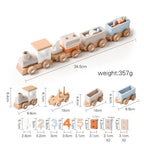 Montessori wooden railway