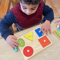 Montessori Puzzle: Geometric Shapes and Colors