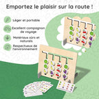 Double-sided Montessori matching game