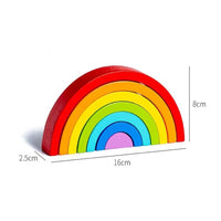 Montessori wooden puzzle “Rainbow”