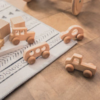 Montessori toy with wheels