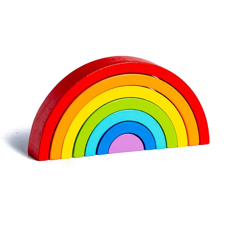 Montessori wooden puzzle “Rainbow”
