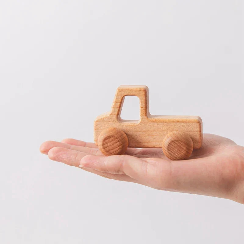 Montessori toy with wheels