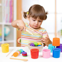 Montessori sorting and counting set