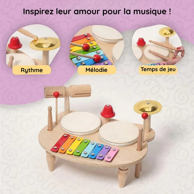 Montessori drum set
