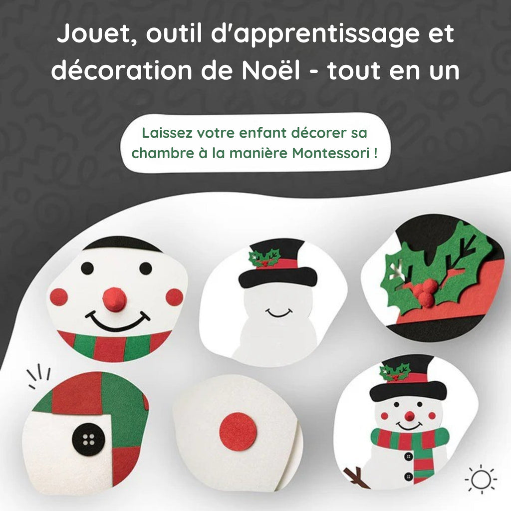 Montessori snowman