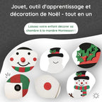 Montessori snowman