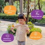 Montessori bow and arrow set