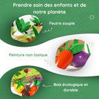 Montessori vegetable set