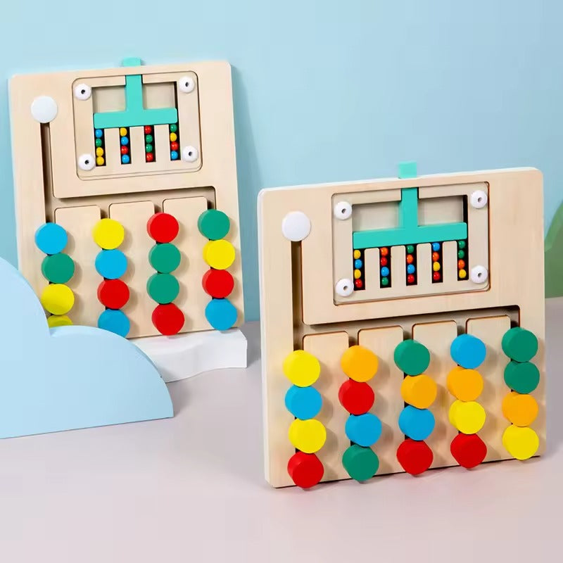 Montessori puzzle for sorting by color