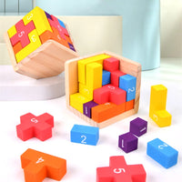 Montessori 3D cube puzzle