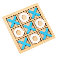Montessori wooden tic-tac-toe game