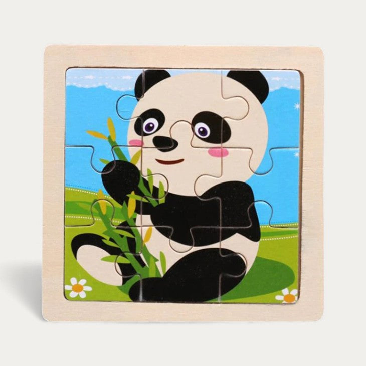 Montessori wooden puzzle "Animals"
