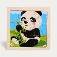 Montessori wooden puzzle "Animals"
