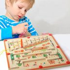 Montessori labyrinth of colors and numbers