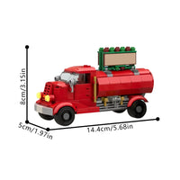 Montessori Christmas building blocks
