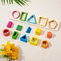 Montessori stacking pyramids