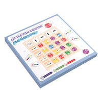 Montessori color matching puzzle with fish