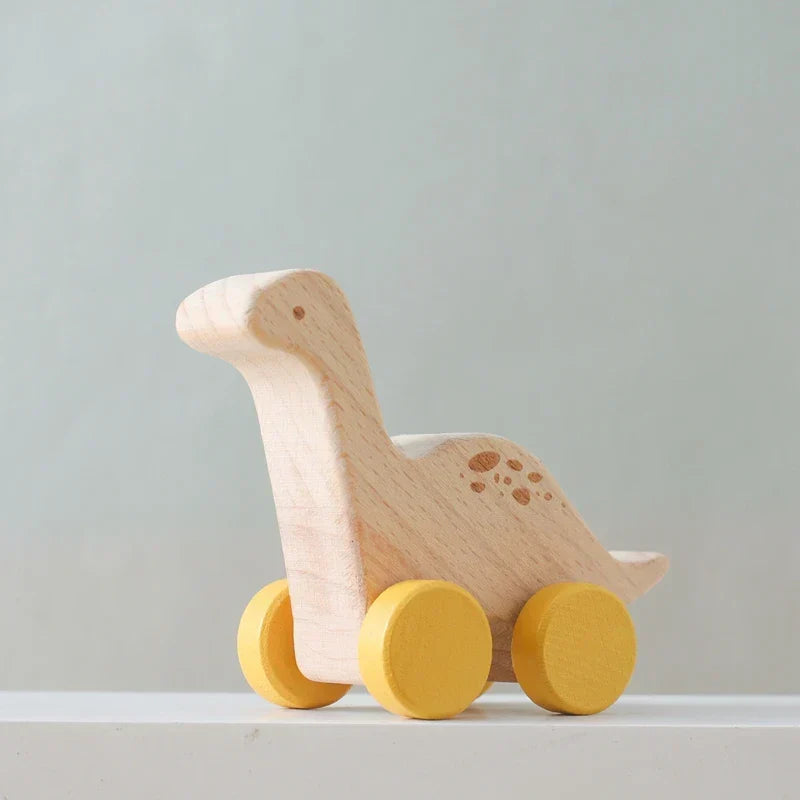 Montessori toy with wheels