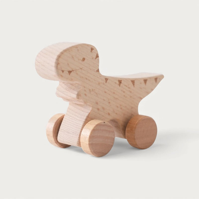 Montessori toy with wheels