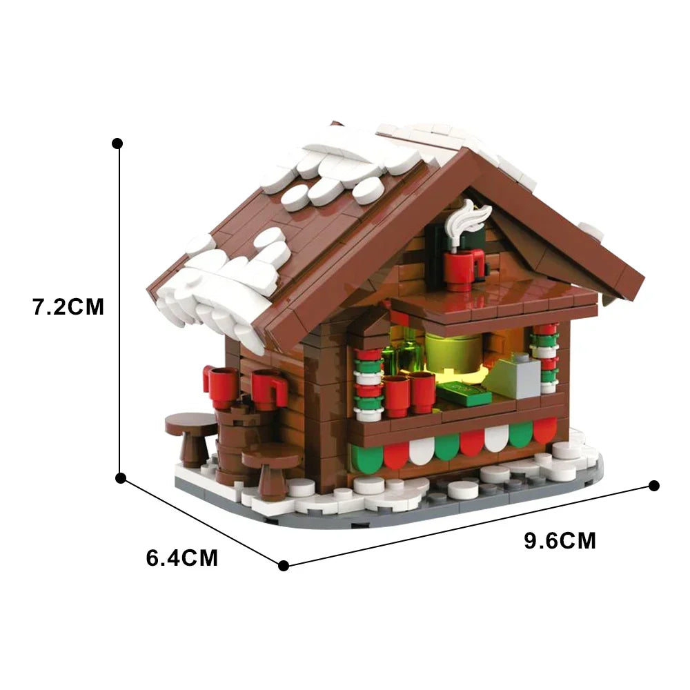 Montessori Christmas building blocks