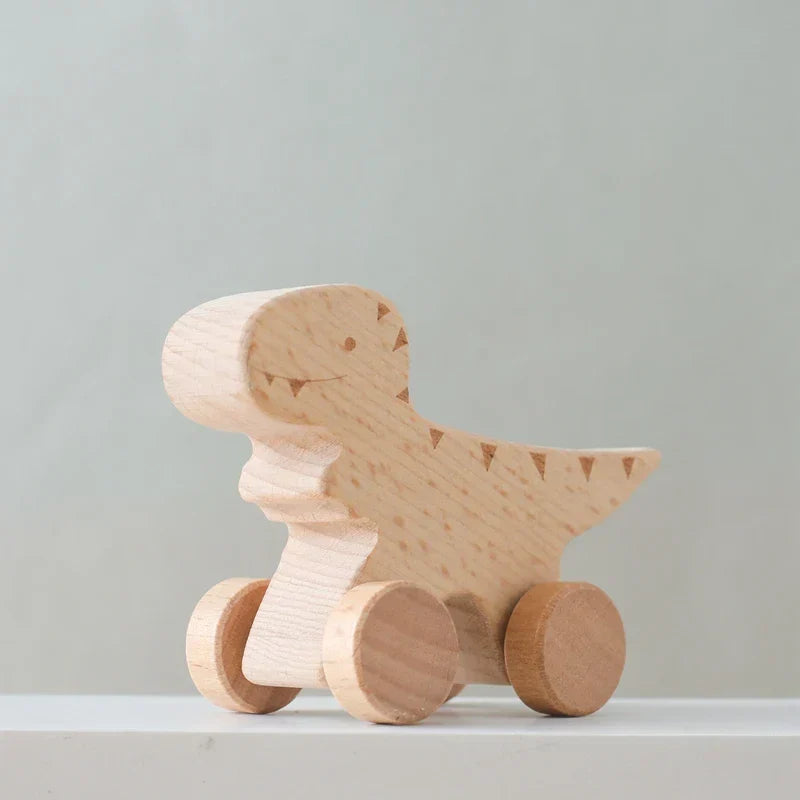 Montessori toy with wheels