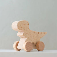 Montessori toy with wheels