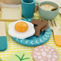 Montessori wooden picnic set