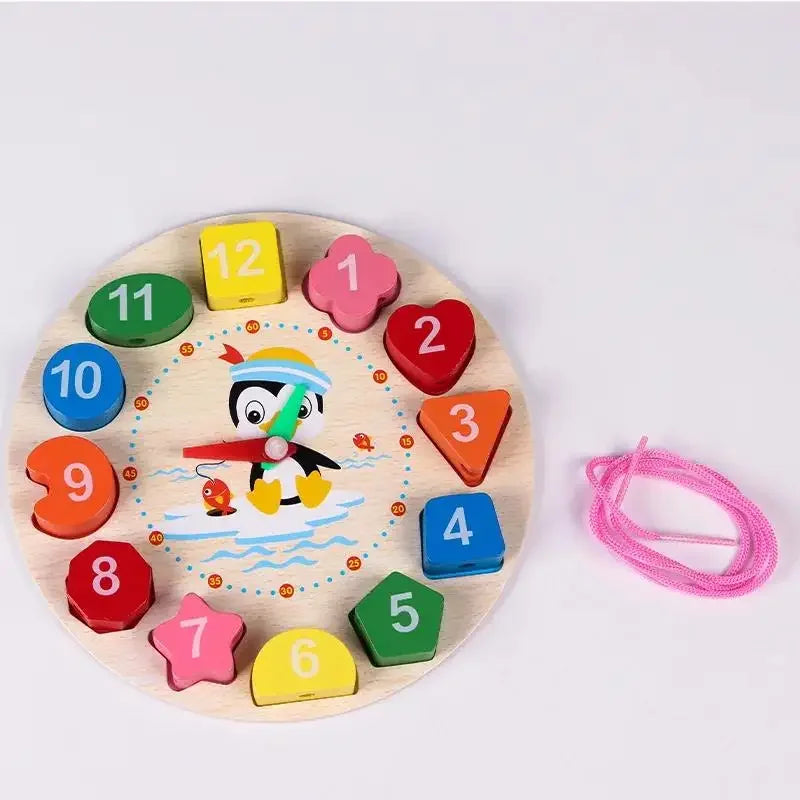 Montessori Penguin Wall Clock