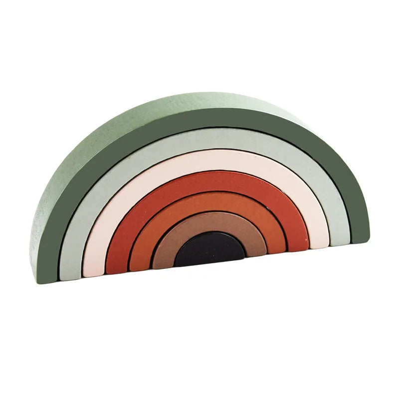 Montessori wooden puzzle “Rainbow”