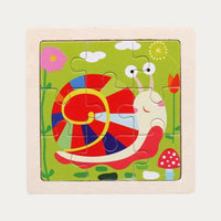 Montessori wooden puzzle "Animals"