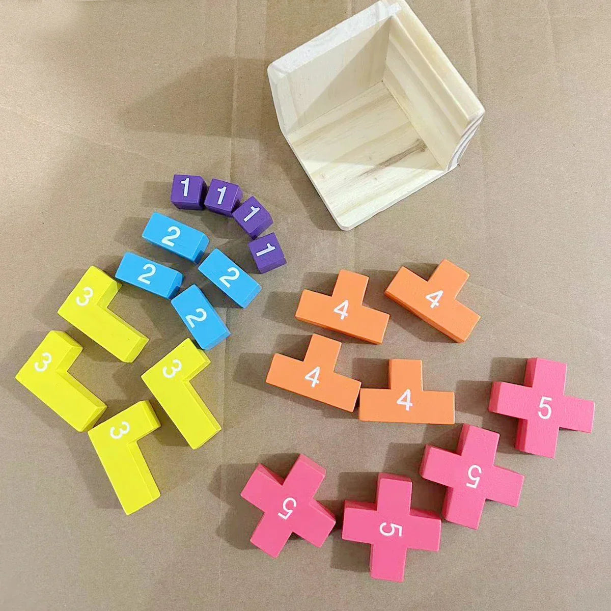 Montessori 3D cube puzzle
