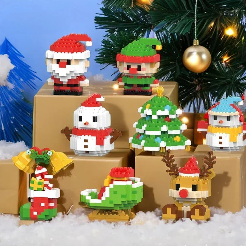 Montessori Christmas figures