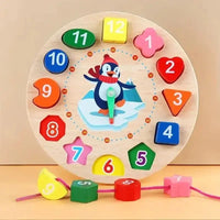 Montessori Penguin Wall Clock