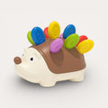 Montessori hedgehog game to promote fine motor skills