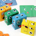 Montessori puzzle for language development in toddlers