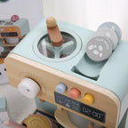 Montessori wooden coffee machine