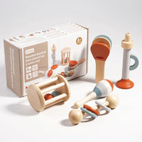 Montessori set of wooden musical instruments