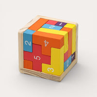 Montessori 3D cube puzzle